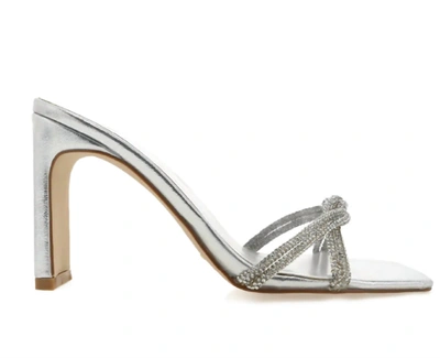 Billini Rosemary Heel In Silver Clear In Multi