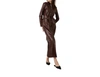 OSCAR THE COLLECTION ARTISTE DRESS IN BROWN