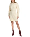 THEORY SCULPTED WOOL & CASHMERE-BLEND SWEATERDRESS