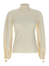 Chloé Arms Slit Sweater In White