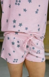 Pj Salvage Peachy Party Short In Blush In Gold