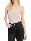 Splendid Womens Scoop Neck Sleeveless Tank Top In Pink