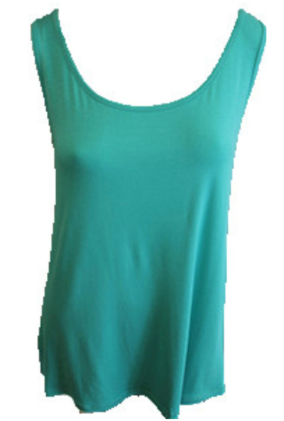 ANGEL BRA-FRIENDLY TUNIC TANK IN TEAL