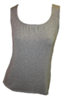 Angel Bra-friendly Tank Top In Gray In Grey
