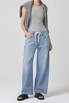 CITIZENS OF HUMANITY BRYNN DRAWSTRING TROUSER IN BLUE LACE