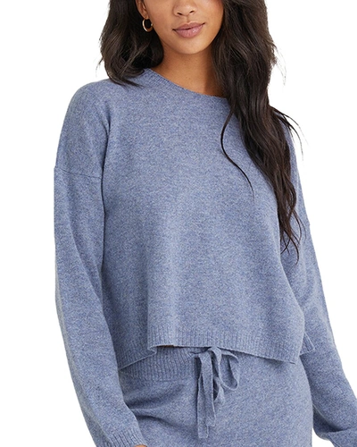 Bella Dahl Cashmere Sweater In Blue