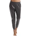 Commando Faux Leather Jogger In Grey In Grey