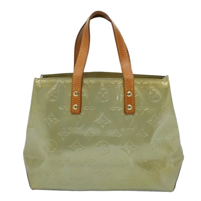 Pre-owned Louis Vuitton Reade Patent Leather Tote Bag () In Green