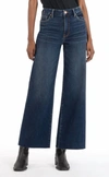 KUT FROM THE KLOTH MEG HIGH RISE WIDE LEG JEAN IN EXHIBITED WASH