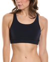 925 Fit Get In Line Sports Bra In Navy In Black