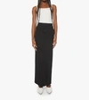 Mother Skirt High-waisted Belt Loops In Black