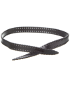ISABEL MARANT LECCE KNOTTED LEATHER BELT