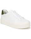Vince Benfield Leather Platform Sneaker In White