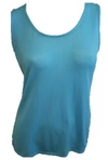 ANGEL BRA-FRIENDLY TANK TOP IN TURQUOISE