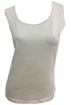 Angel Bra-friendly Tank Top In Ivory In Multi