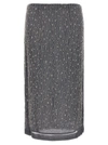 P.A.R.O.S.H BEADS AND SEQUINS SKIRT SKIRTS GRAY