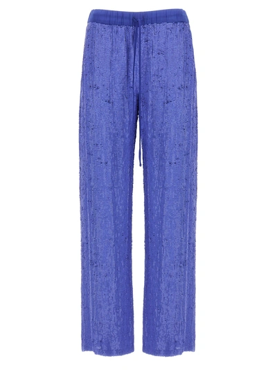 P.a.r.o.s.h . Sequin Trousers In Purple