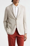 Boglioli Wool Hopsack Sport Coat In Beige
