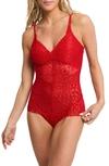 MONTELLE INTIMATES LACY CUTOUT BODYSUIT