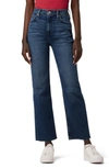 Hudson Remi Raw Hem High Waist Crop Straight Leg Jeans In Deep Dive