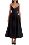 HOUSE OF CB HOUSE OF CB LADY STRAPLESS MIDI DRESS