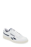 Reebok Club C Revenge Leather Sneaker In White/ Chalk/ Vector Navy