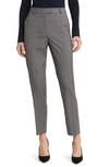 Hugo Boss Tamata Pinstripe Virgin Wool Ankle Pants In Mini Pinstripe Suiting
