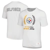 TOMMY HILFIGER TOMMY HILFIGER WHITE PITTSBURGH STEELERS MILES T-SHIRT
