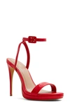 Aldo Kat Stiletto Sandal In Other Red