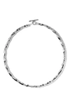 Ippolita Classico Hammered Necklace In Silver