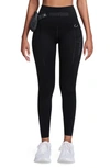 Nike Go Trail High Waist Pocket Leggings With Detachable Pack In Black/ Dk Smoke Grey