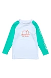 SNAPPER ROCK SNAPPER ROCK KIDS' GEO SURF GRAPHIC RASHGUARD