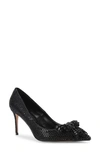 KURT GEIGER BELGRAVIA CRYSTAL POINTED TOE PUMP