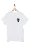 OBEY OBEY WORM APPLE GRAFFITI GRAPHIC T-SHIRT