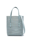 Alaïa Blue Mina Ns Tote In Grey