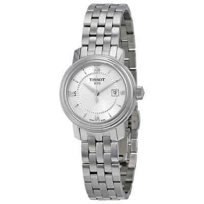 Pre-owned Tissot Bridgeport Quartz Silver Dial Ladies Watch T097.010.11.038.00
