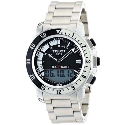 Pre-owned Tissot Men's T0264201105100 Sea-touch Quartz Watch