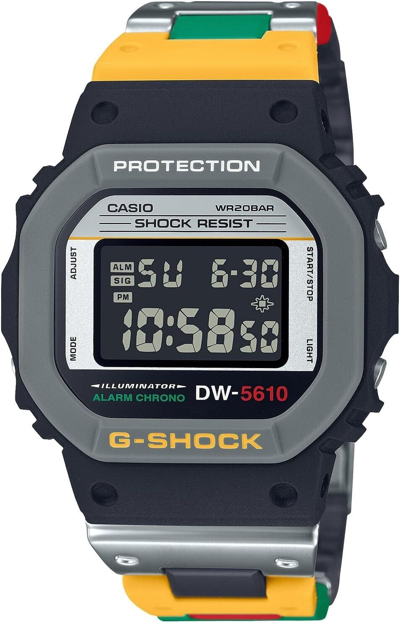 Pre-owned Casio G-shock Origin Mix Tape Series Dw-5610mt-1jf Men's Watch