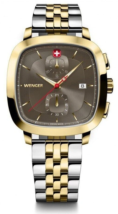 Pre-owned Wenger Swiss Made Men's Watch Vintage Classic Chrono 01.1933.106