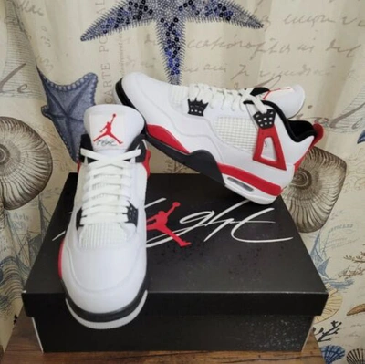 Pre-owned Jordan 4 Red Cement Size 11.5