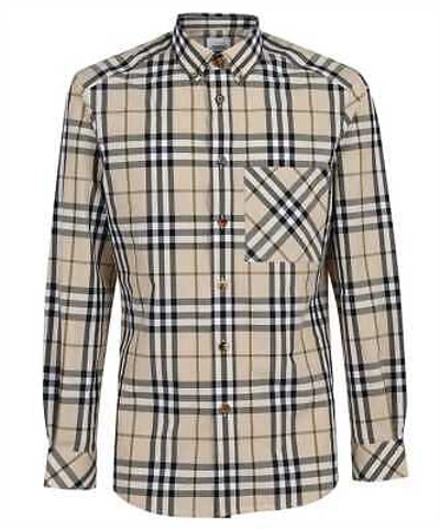 Pre-owned Burberry Shirt  Man Sz. M 8042838 Beige