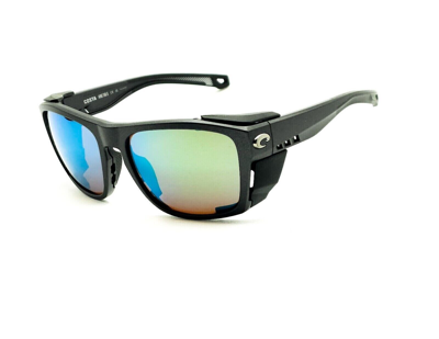 Pre-owned Costa Del Mar Sunglasses King Tide 6 Black Pearl /green Mirror Polarized