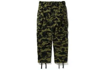 Pre-owned Bape 1st Camo Cargo Pants Green [001pti301019mgrn]