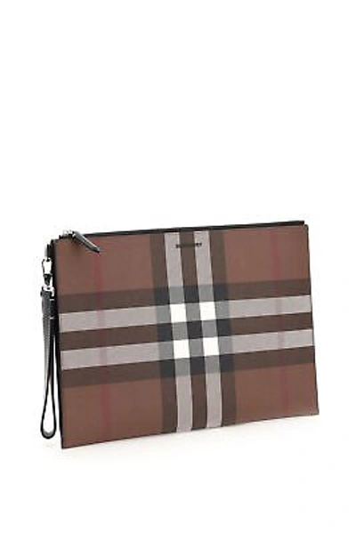 Pre-owned Burberry Wallet  Man Sz. U 8036673 Brown