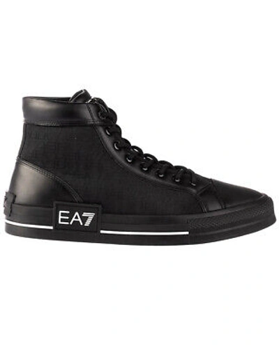 Pre-owned Ea7 Shoes Sneaker Emporio Armani  Man Sz. Us 5 X8z037xk294 R312 Black