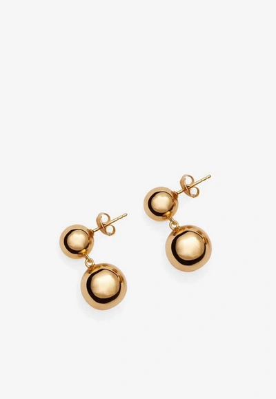 Lie Studio The Caroline Earrings In Gold