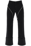 MUGLER STRAIGHT JEANS WITH zipS