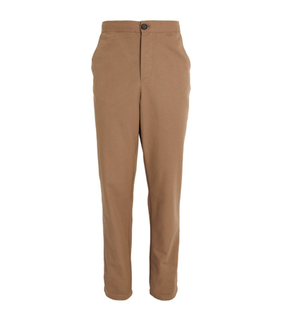 Oliver Spencer Cotton Trousers In Beige