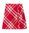 BURBERRY WOOL CHECK PLEATED SKIRT (3-14 YEARS)