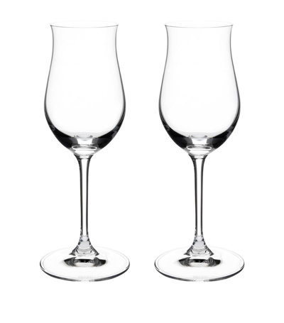 Riedel Set Of 2 Vinum Cognac Hennessy Glasses In Clear